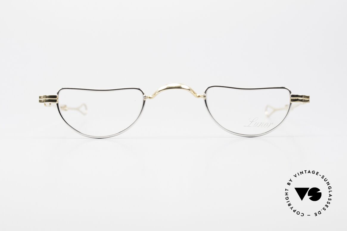 Lunor I 07 Telescopic Teleskopbrille BC Gold Platin, BC = bicolor, 22kt vergoldet, Front: platin-plattiert, Passend für Herren und Damen