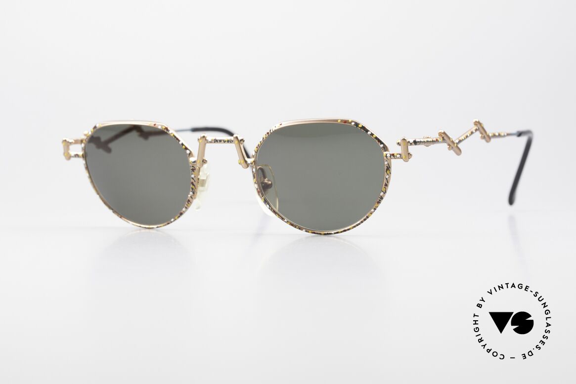 Casanova MTC21 Venezianische Designerbrille, interessante 80er Casanova Designer-Sonnenbrille, Passend für Herren und Damen