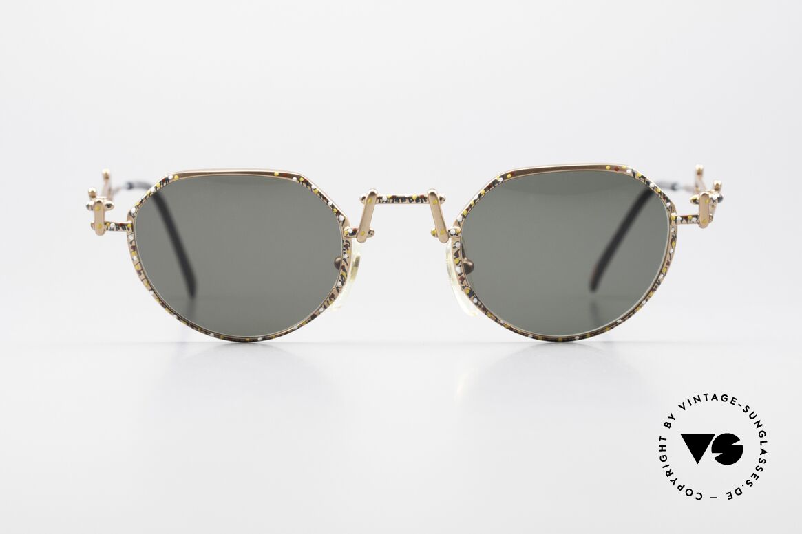 Casanova MTC21 Venezianische Designerbrille, interessante 80er Casanova Designer-Sonnenbrille, Passend für Herren und Damen