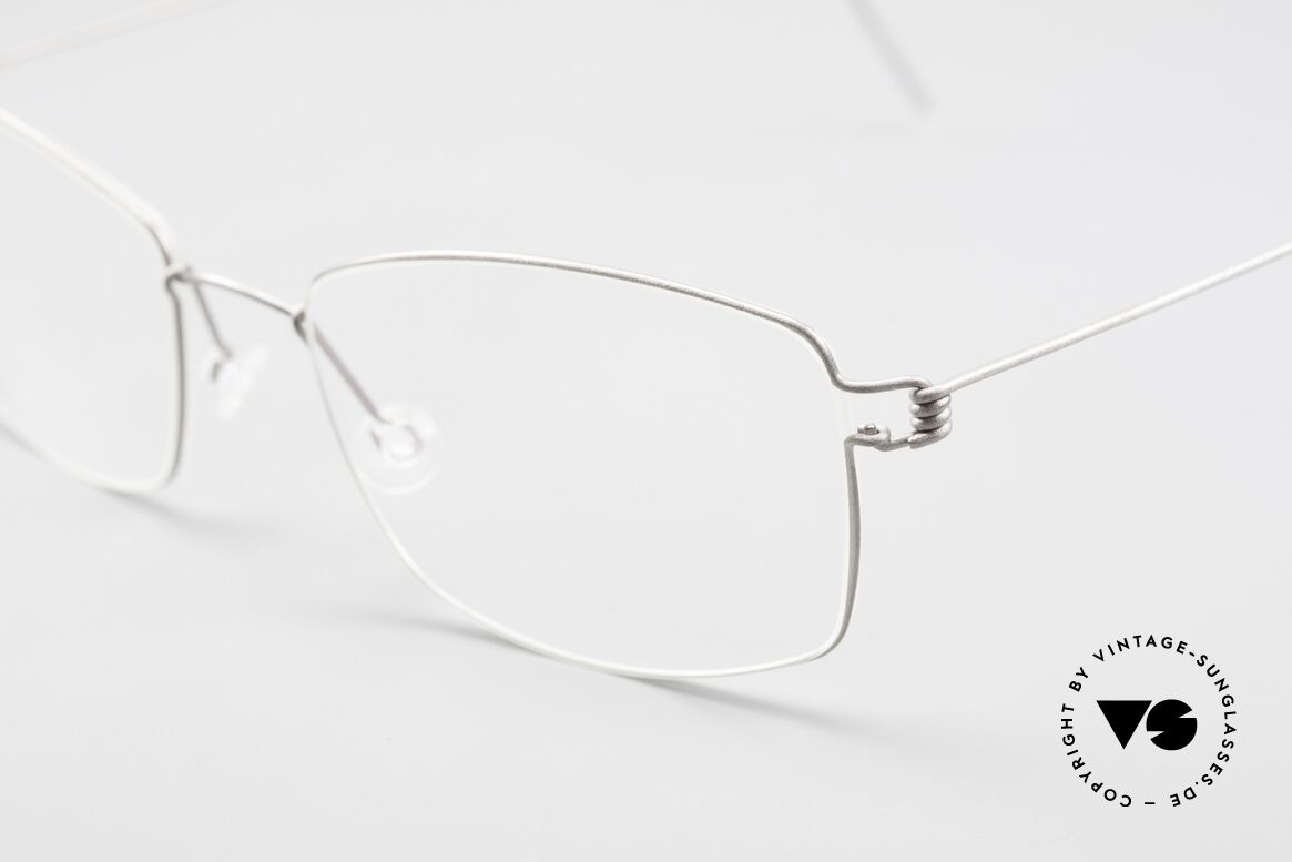 Lindberg Casper Air Titan Rim Titanium Brille Unisex Eckig, extrem stabile Fassung, flexibel & elastisch, und nur 3g, Passend für Herren und Damen