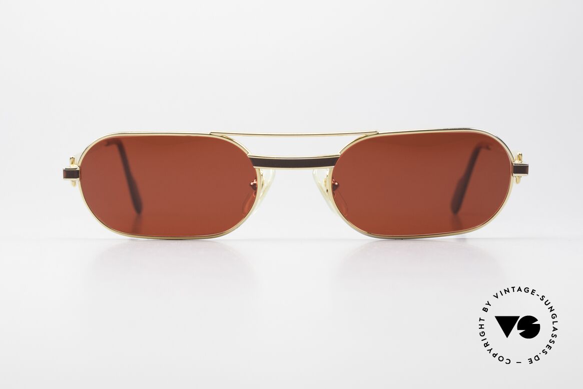 Cartier MUST Laque - M Luxus Sonnenbrille 3D-Rot, MUST: das erste Modell der Lunettes Collection '83, Passend für Herren und Damen Cartier MUST Laque - M Luxus Sonnenbrille 3D-Rot, MUST: das erste Modell der Lunettes Collection '83, Passend für Herren und Damen