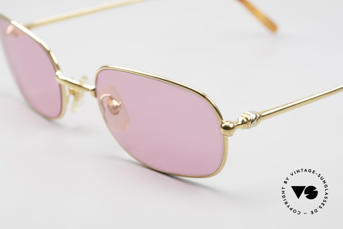 Cartier Deimios Pinke Sonnenbrille Vergoldet, ideal, um alles rosarot sehen zu können! (100% UV), Passend für Herren und Damen