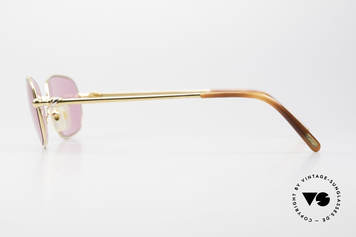 Cartier Deimios Pinke Sonnenbrille Vergoldet, 2. hand; absolut neuwertiger Zustand + Chanel Etui, Passend für Herren und Damen