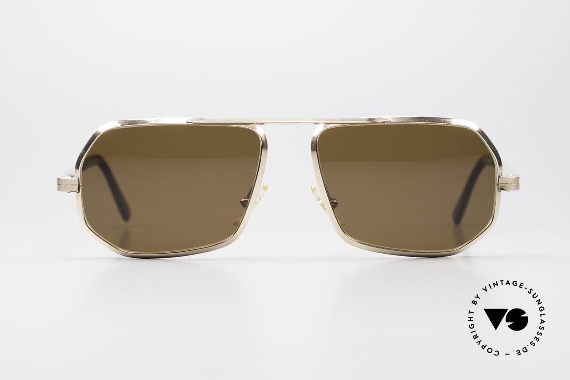 Cottet Manager 60er Brille Walzgold Doublé, alte Doublé-Brille aus den späten 60ern, frühe 70er, Passend für Herren