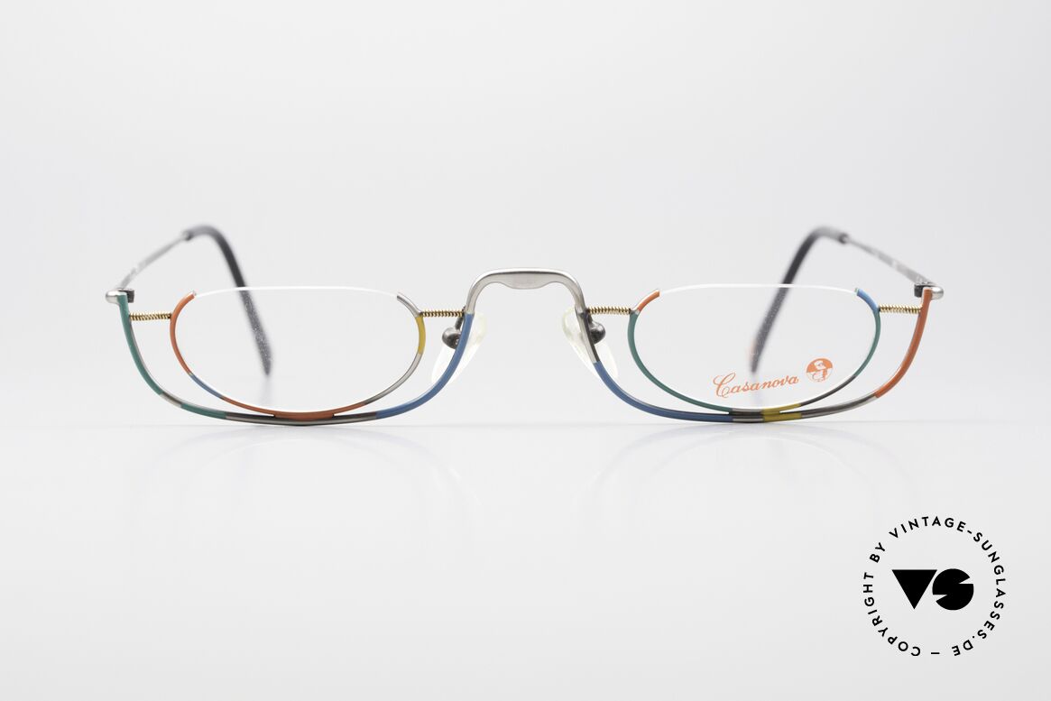 Casanova LC34 Designer Vintage Lesebrille Bunt, außergewöhnliche vintage Lesebrille von Casanova, Passend für Herren und Damen