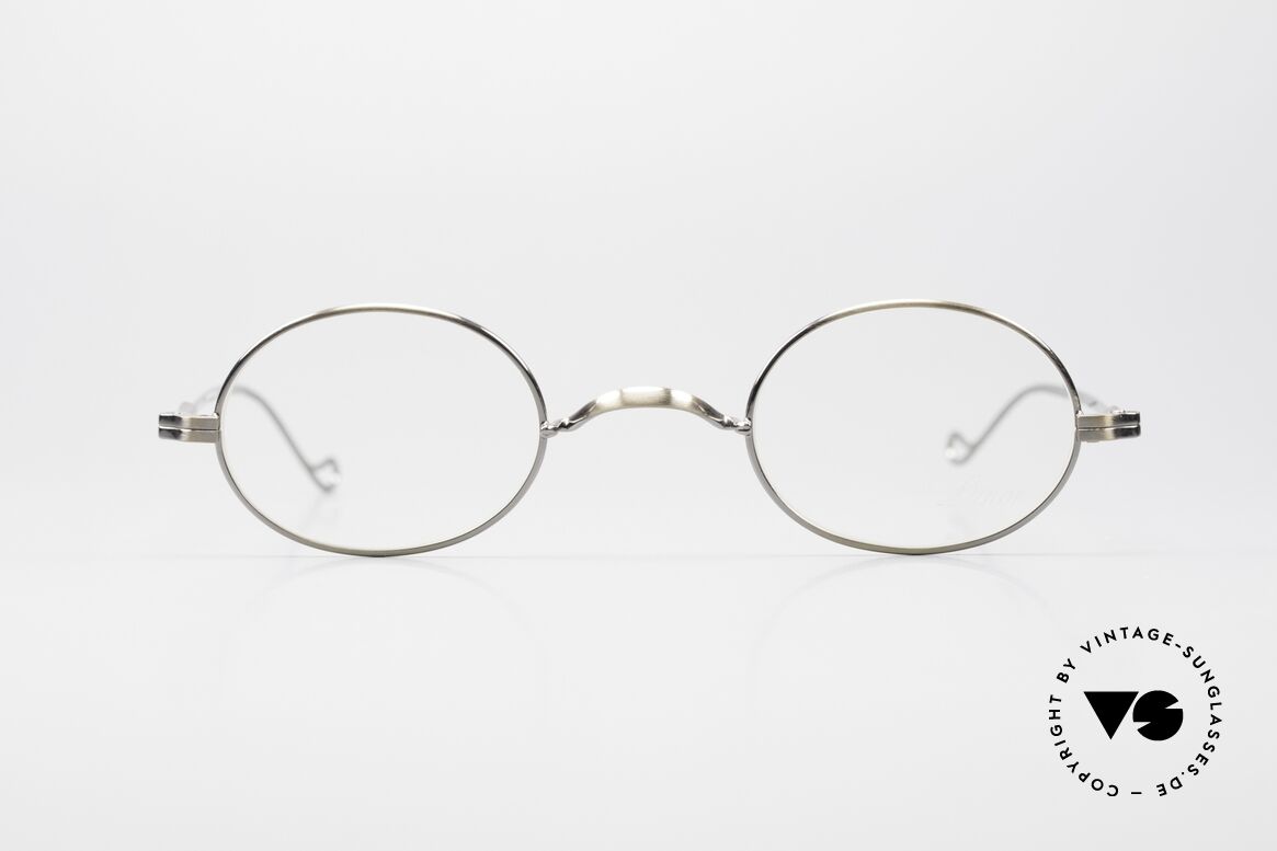 Lunor II 10 Ovale Metallbrille Antik Gold, ovale vintage Brille der Lunor II Serie, Metallfassung, Passend für Herren und Damen Lunor II 10 Ovale Metallbrille Antik Gold, ovale vintage Brille der Lunor II Serie, Metallfassung, Passend für Herren und Damen