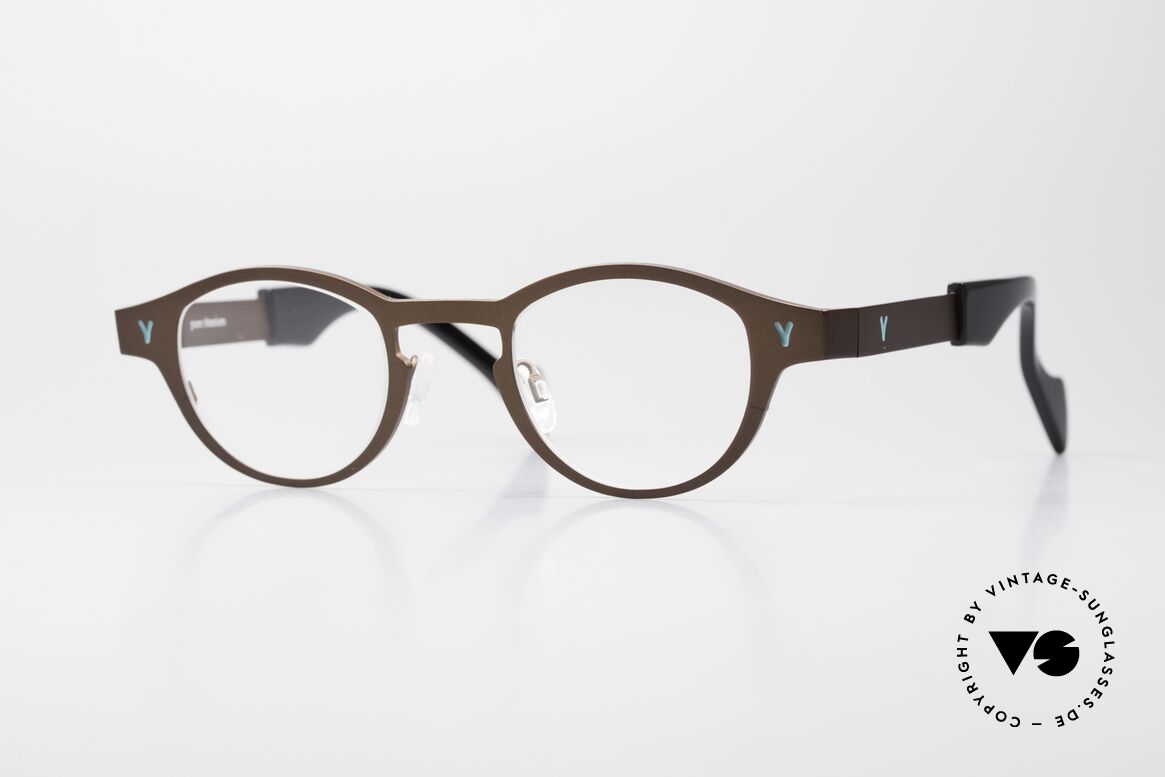 Theo Belgium Seventeen Damen & Herren Titanbrille, markant runde Designerbrille v. THEO Belgium, Passend für Herren und Damen