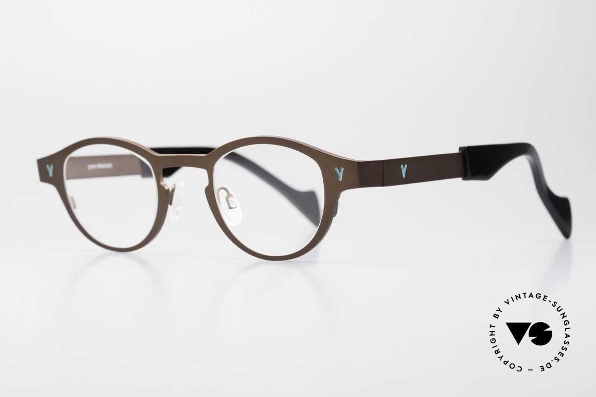 Theo Belgium Seventeen Damen & Herren Titanbrille, Avantgarde-Brille für Damen & Herren zugleich, Passend für Herren und Damen