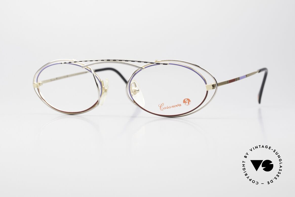 Casanova LC22 80er Vintage Brille Für Damen, Casanova vintage Brille aus den 80ern bzw. 90ern, Passend für Damen