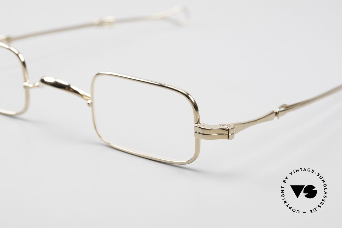 Lunor I 13 Telescopic Eckige Lesebrille Schiebebügel, ein über 20 Jahre altes ORIGINAL; zeitlos elegant, Passend für Herren und Damen