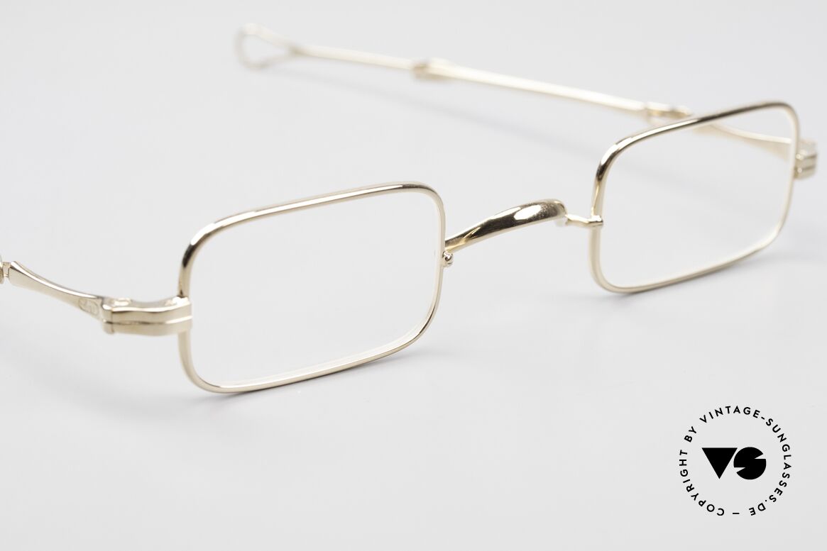 Lunor I 13 Telescopic Eckige Lesebrille Schiebebügel, ungetragenes LUNOR Einzelstück (echte RARITÄT!), Passend für Herren und Damen