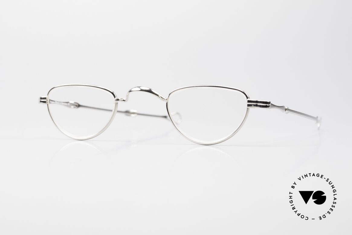 Lunor I 06 Telescopic Ausziehbare Brille Platin PP, vintage LUNOR Lesebrille mit ausziehbaren Bügeln, Passend für Herren und Damen