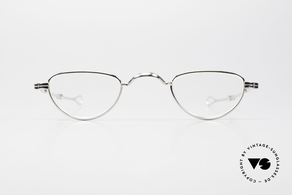 Lunor I 06 Telescopic Ausziehbare Brille Platin PP, Modell "06": die klassische Leseform; Größe 39/25, Passend für Herren und Damen