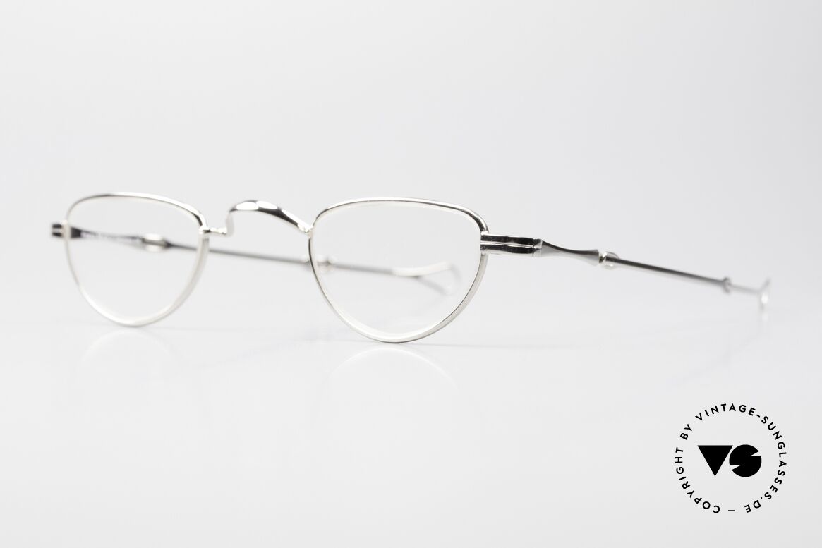 Lunor I 06 Telescopic Ausziehbare Brille Platin PP, platin-plattierte Luxusfassung für Damen & Herren, Passend für Herren und Damen