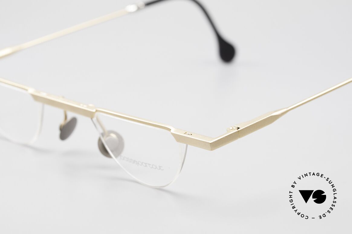 Passe Partout 09A 90er Lesebrille Bauhaus Stil, ausschließlich erstklassige Rahmen-Komponenten, Passend für Herren und Damen