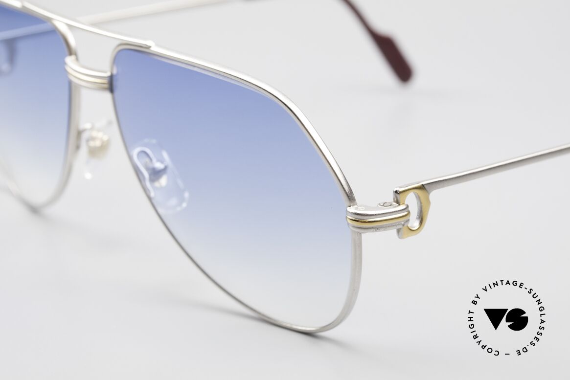 Cartier Vendome LC - M Edle Palladium Sonnenbrille, seltene & entsprechend teure Palladium-Luxus-Edition, Passend für Herren