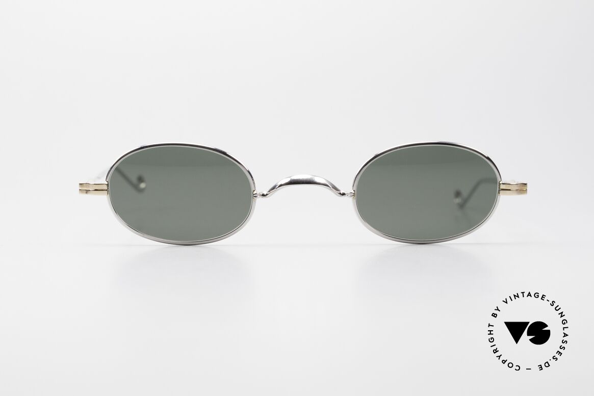 Lunor II 08 Kleine Ovale Sonnenbrille 90er, deutsches Traditionsunternehmen; made in Germany, Passend für Herren und Damen