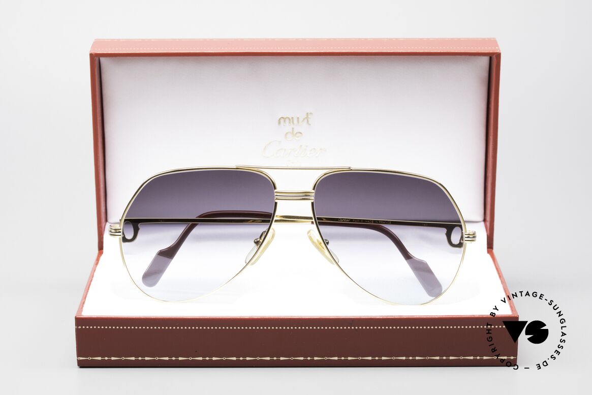Cartier Vendome LC - L Von Grau Zu Blau Verlaufend, KEINE Retrobrille, sondern ein altes vintage ORIGINAL, Passend für Herren und Damen