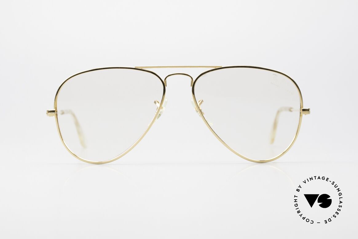 Ray Ban Aviator Kleine Alte B&L USA Brille, kleine vintage Ray-Ban Aviator Brillenfassung, Passend für Herren