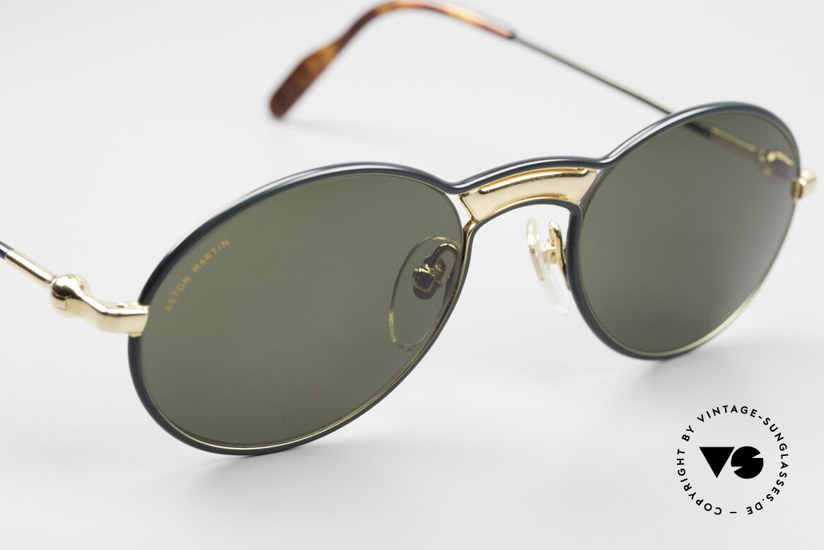 Aston Martin AM01 Ovale Brille Gentleman Style, Limited Edition: noble & kostbar; Seriennummer 0035421, Passend für Herren