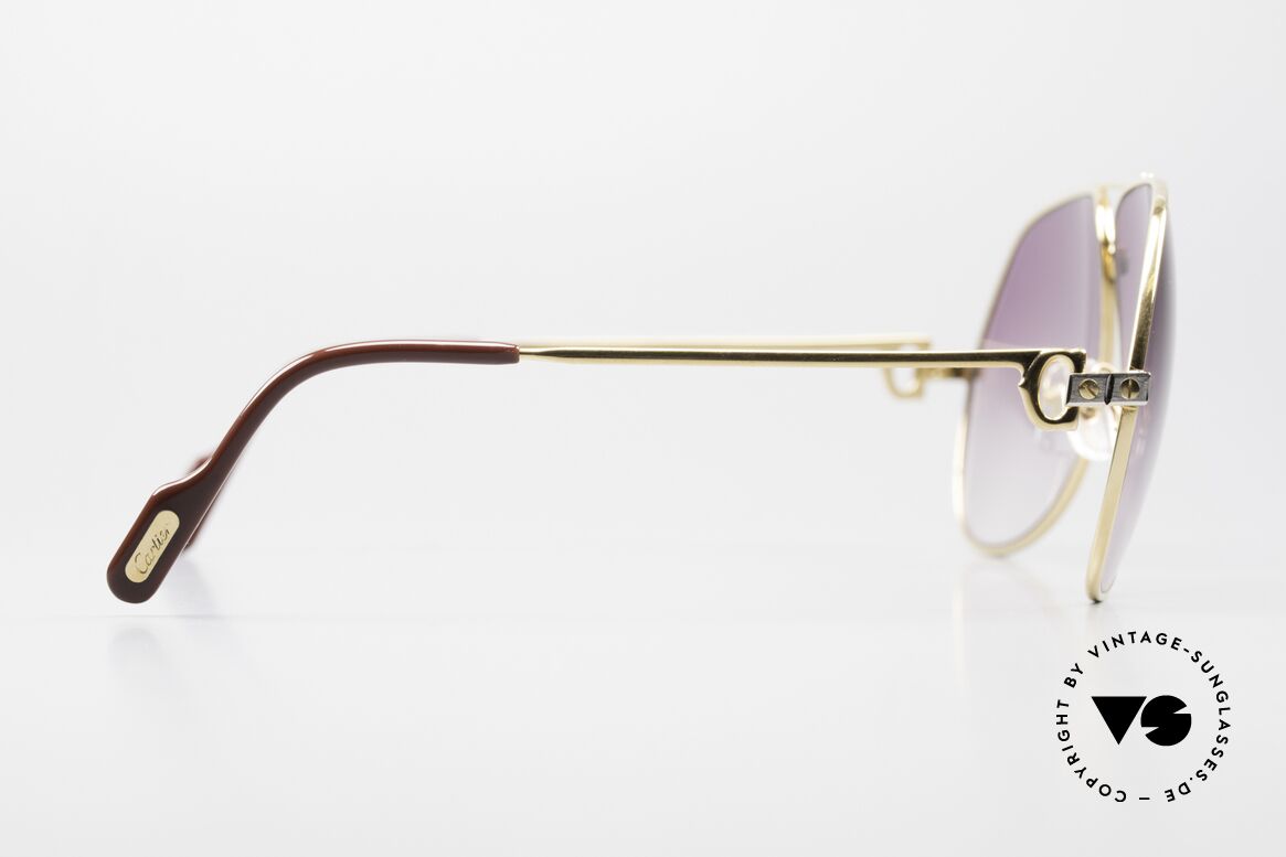 Cartier Vendome Santos - M James Bond Sonnenbrille 80er, KEIN RETRObrille, sondern ein 35 Jahres altes Original!, Passend für Herren und Damen