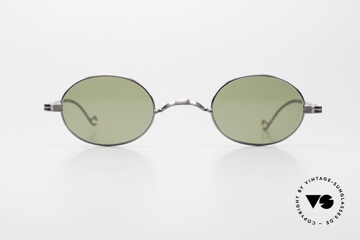 Lunor II 10 Ovale Sonnenbrille Gunmetal, ovale vintage Sonnenbrille der alten Lunor "II" Serie, Passend für Herren und Damen Lunor II 10 Ovale Sonnenbrille Gunmetal, ovale vintage Sonnenbrille der alten Lunor "II" Serie, Passend für Herren und Damen