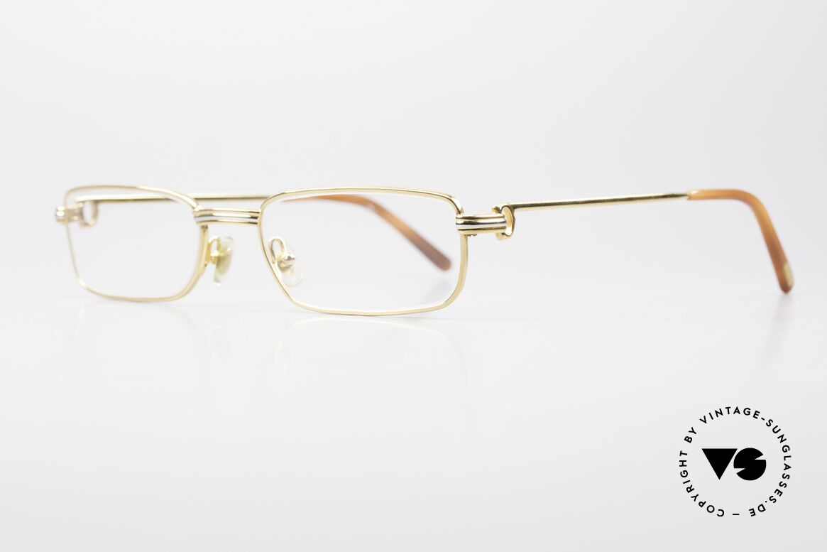 Cartier Square Reading Lesebrille Customized Edition, Cartier Mod. Rivoli Größe 52/18 modifiziert als Lesebrille, Passend für Herren und Damen