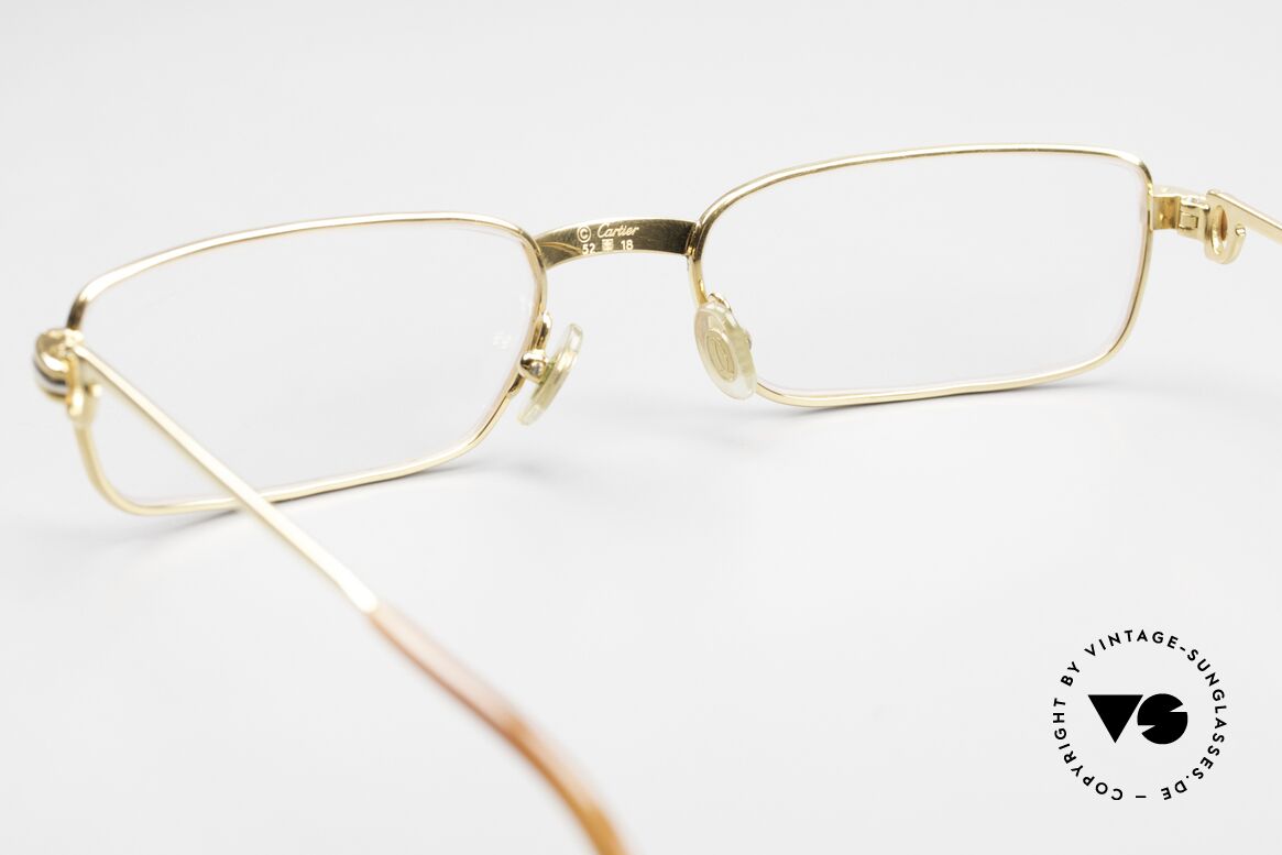 Cartier Square Reading Lesebrille Customized Edition, 2. hand im neuwertigen Zustand (inkl. Etui von CHANEL), Passend für Herren und Damen