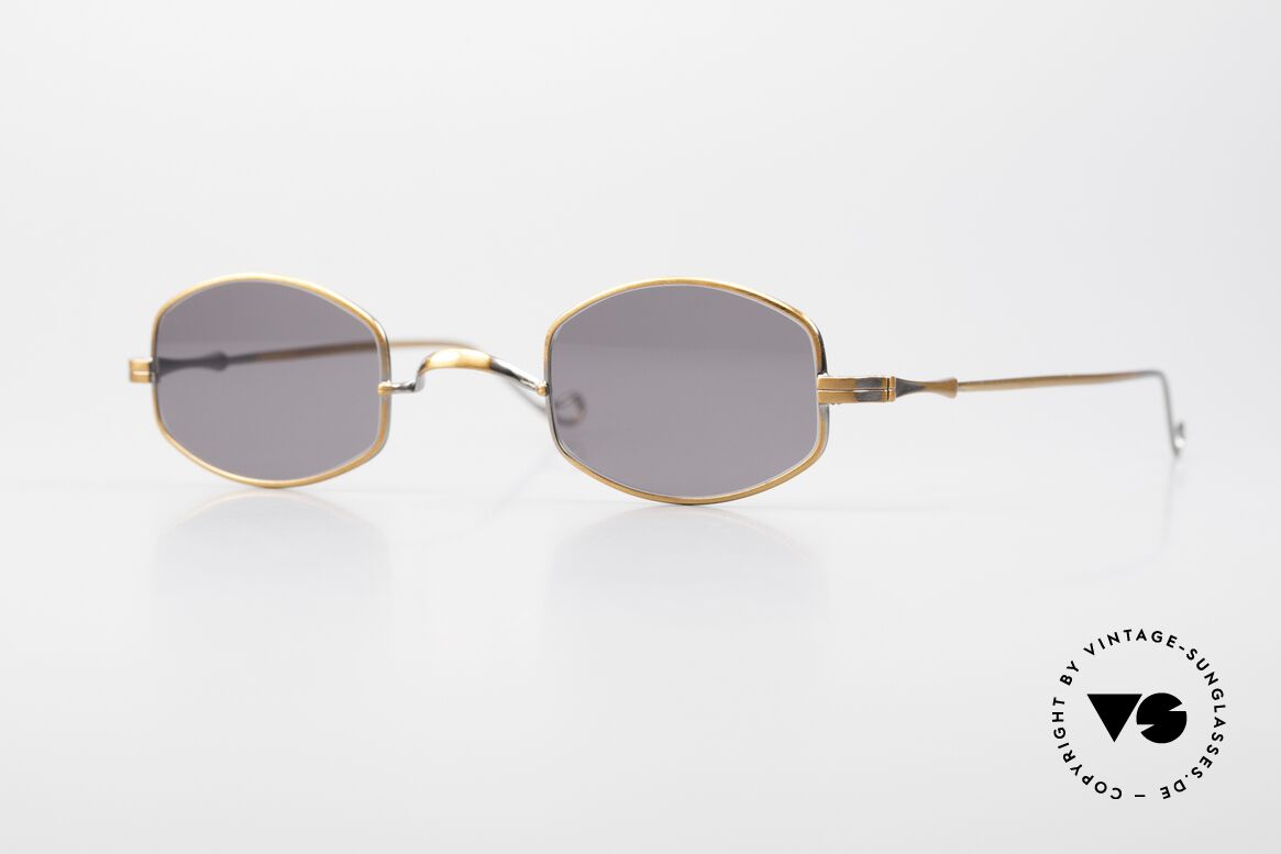Lunor II 16 Limited Edition Antik Kupfer, minimalistische Sonnenbrille der Lunor "II"-Serie, Passend für Herren und Damen