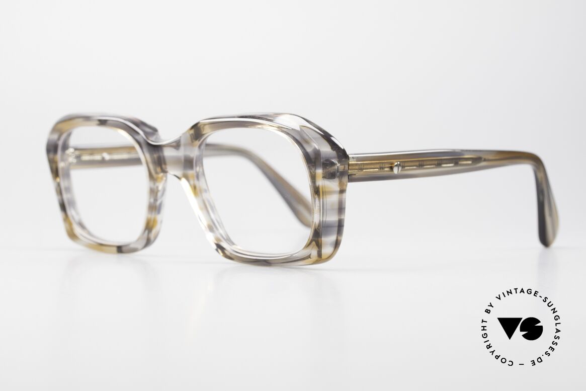 Visogard by Metzler 80er Old School Herrenbrille, typische eigenwillige Farbgebung für die damalige Zeit, Passend für Herren