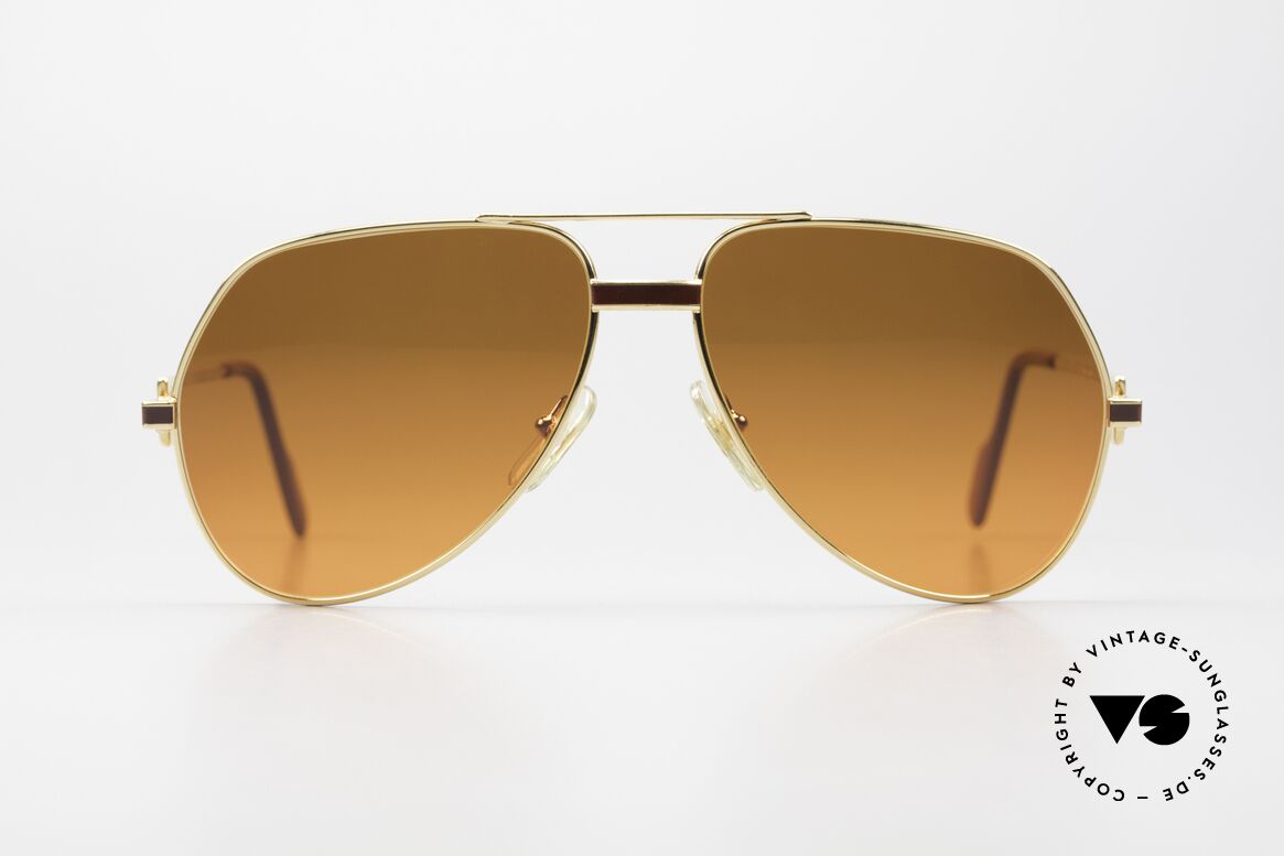 Cartier Vendome Laque - M Luxus Sonnenbrille Aviator, wurde 1983 veröffentlicht & dann bis 1997 produziert, Passend für Herren und Damen