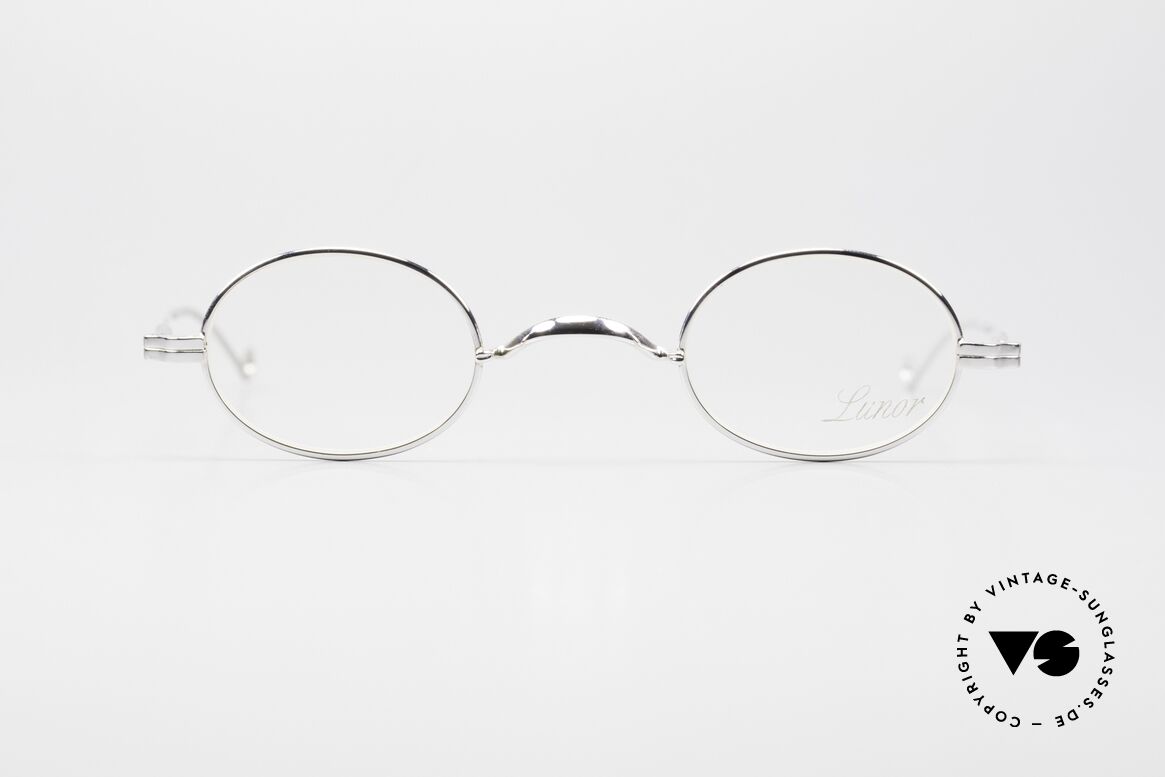 Lunor II 04 Ovale XS Brille PP Platin, extra kleine ovale vintage Brille der LUNOR II Serie, Passend für Herren und Damen Lunor II 04 Ovale XS Brille PP Platin, extra kleine ovale vintage Brille der LUNOR II Serie, Passend für Herren und Damen