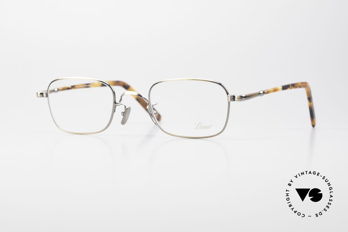 Lunor VA 109 Klassische Brille Für Herren AG, LUNOR = ehrliches Handwerk mit Liebe zum Detail, Passend für Herren