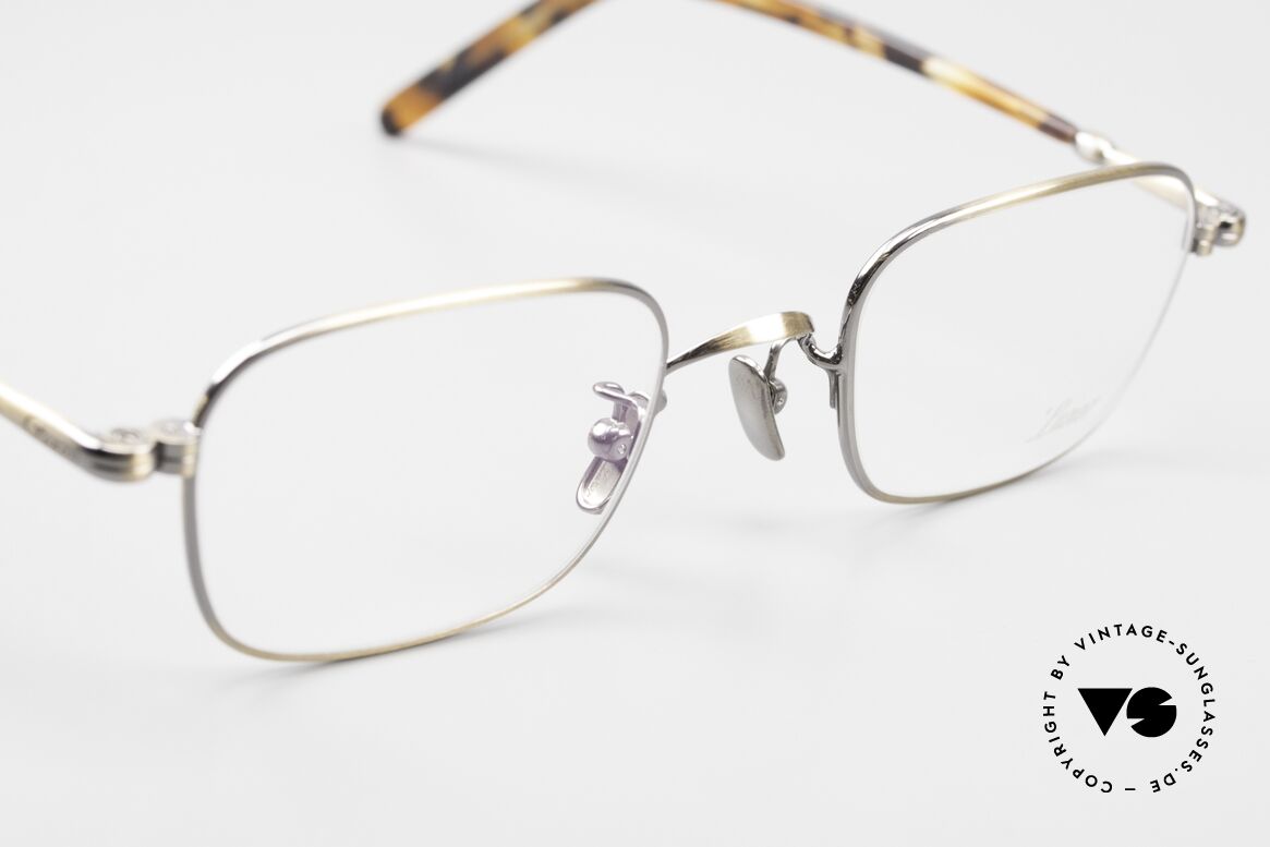 Lunor VA 109 Klassische Brille Für Herren AG, ungetragen; mit Acetat-Bügeln und Titan-Nasenpads, Passend für Herren
