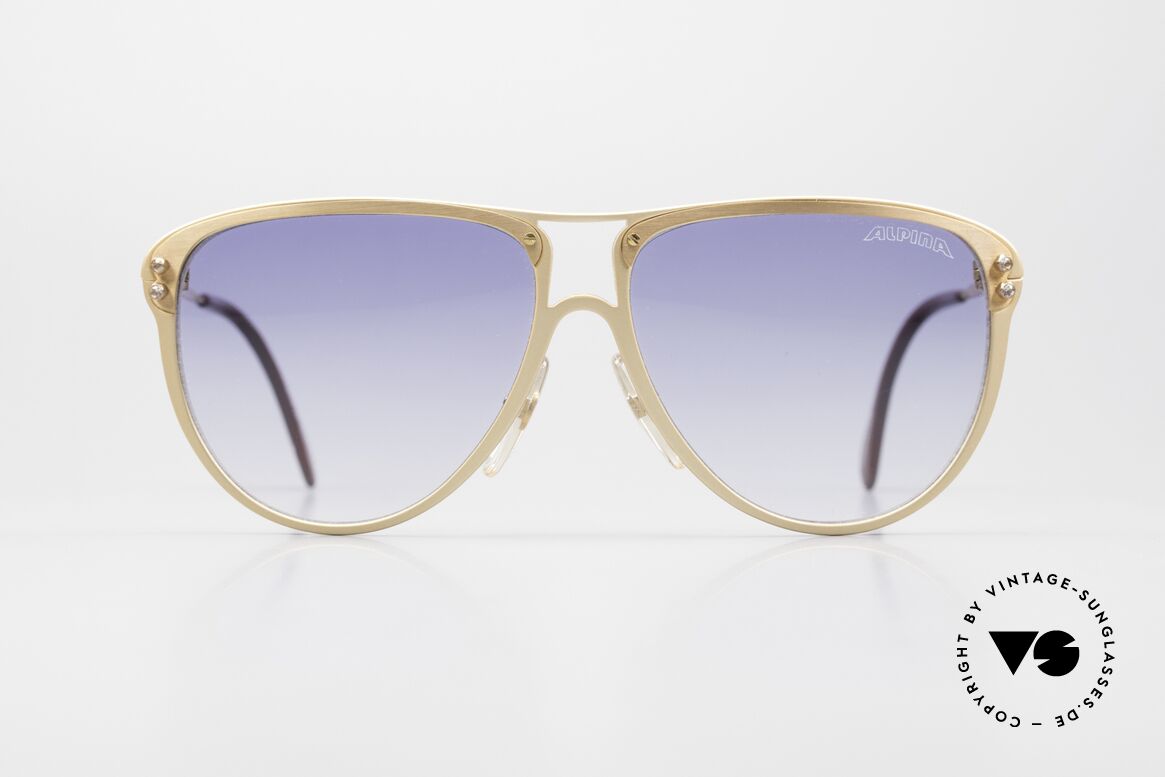 Alpina M3 80er Strass Sonnenbrille Damen, true vintage Alpina Damen-Sonnenbrille von 1983, Passend für Damen