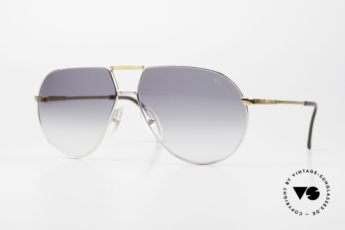 Carrera 5326 Rare 80er Herren Sonnenbrille, vintage Sonnenbrille von Carrera mit Doppelsteg, Passend für Herren