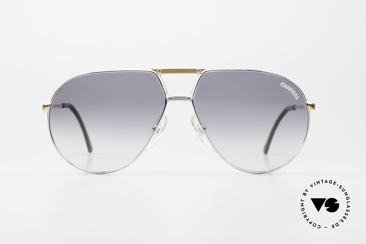 Carrera 5326 Rare 80er Herren Sonnenbrille, klassisches Piloten-Brillendesign der 80er Jahre, Passend für Herren