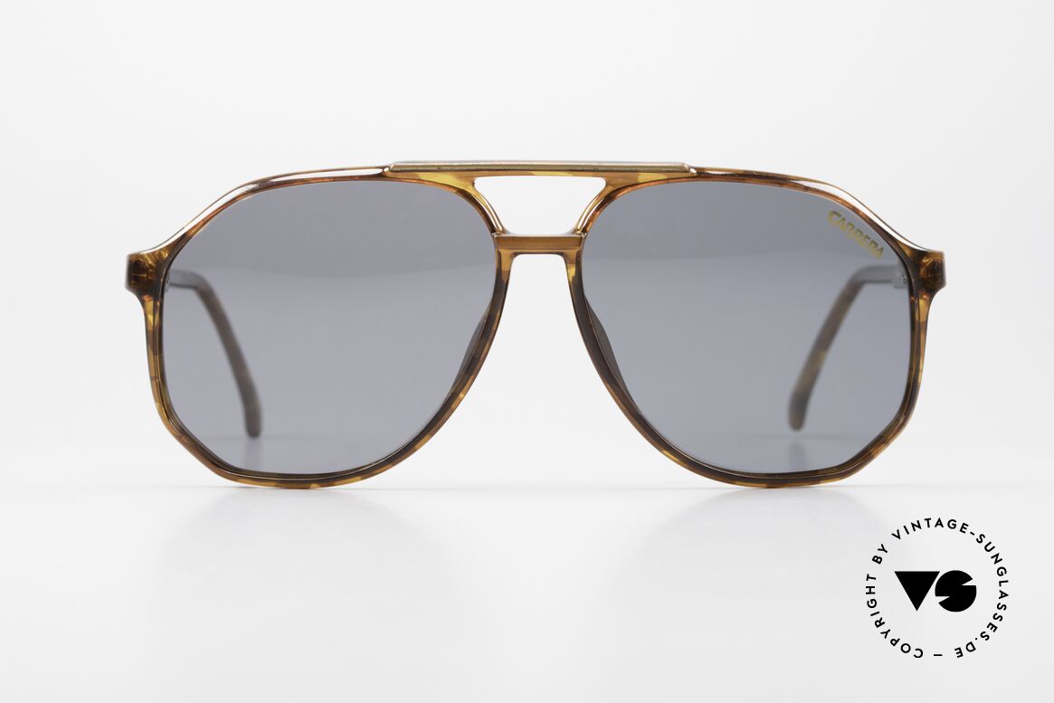 Carrera 5406 80er Jahre Optyl Brille Polarized, schlichte Eleganz in Form- und Farbgestaltung, Passend für Herren
