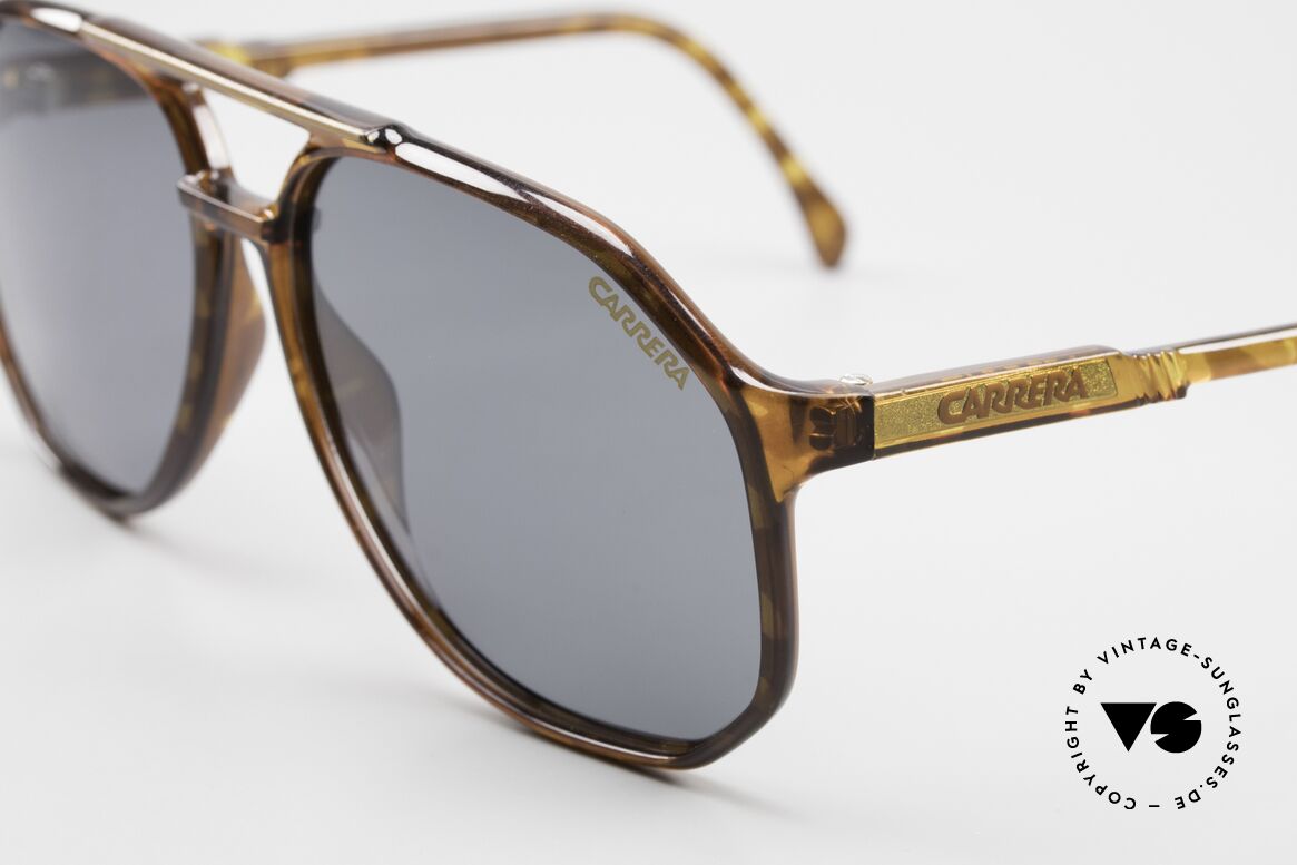 Carrera 5406 80er Jahre Optyl Brille Polarized, polarisierende Sonnengläser für 100% UV Schutz, Passend für Herren