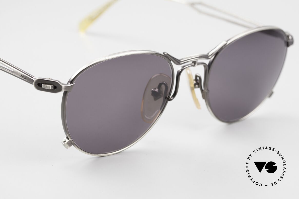 Jean Paul Gaultier 55-2177 90er Fassung In Antik Silber, ein wahres Designer-Stück in absoluter TOP-Qualität!, Passend für Herren und Damen