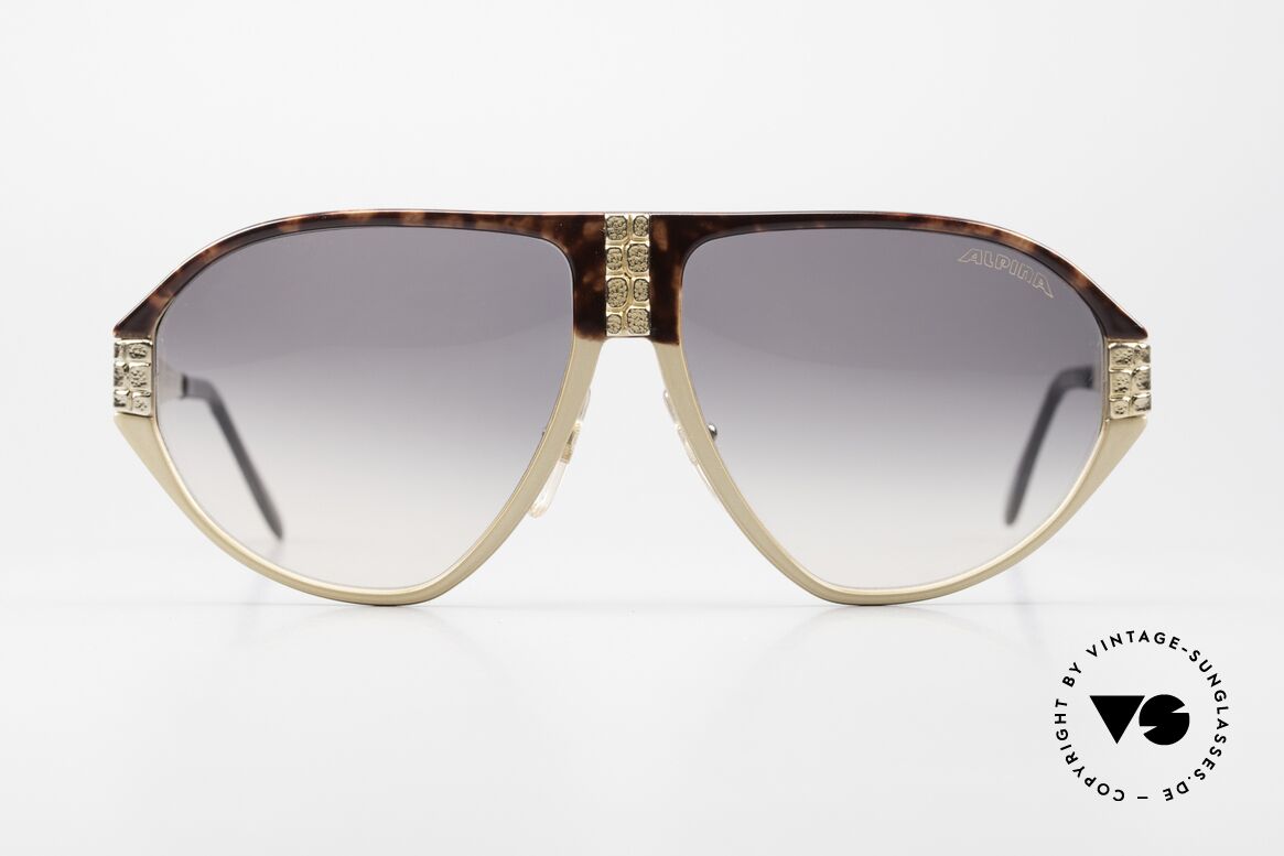 Alpina MC1 80er West Germany Sonnenbrille, Modell MC1, 2221101 in XL Größe 62-13, 135mm, Passend für Herren und Damen