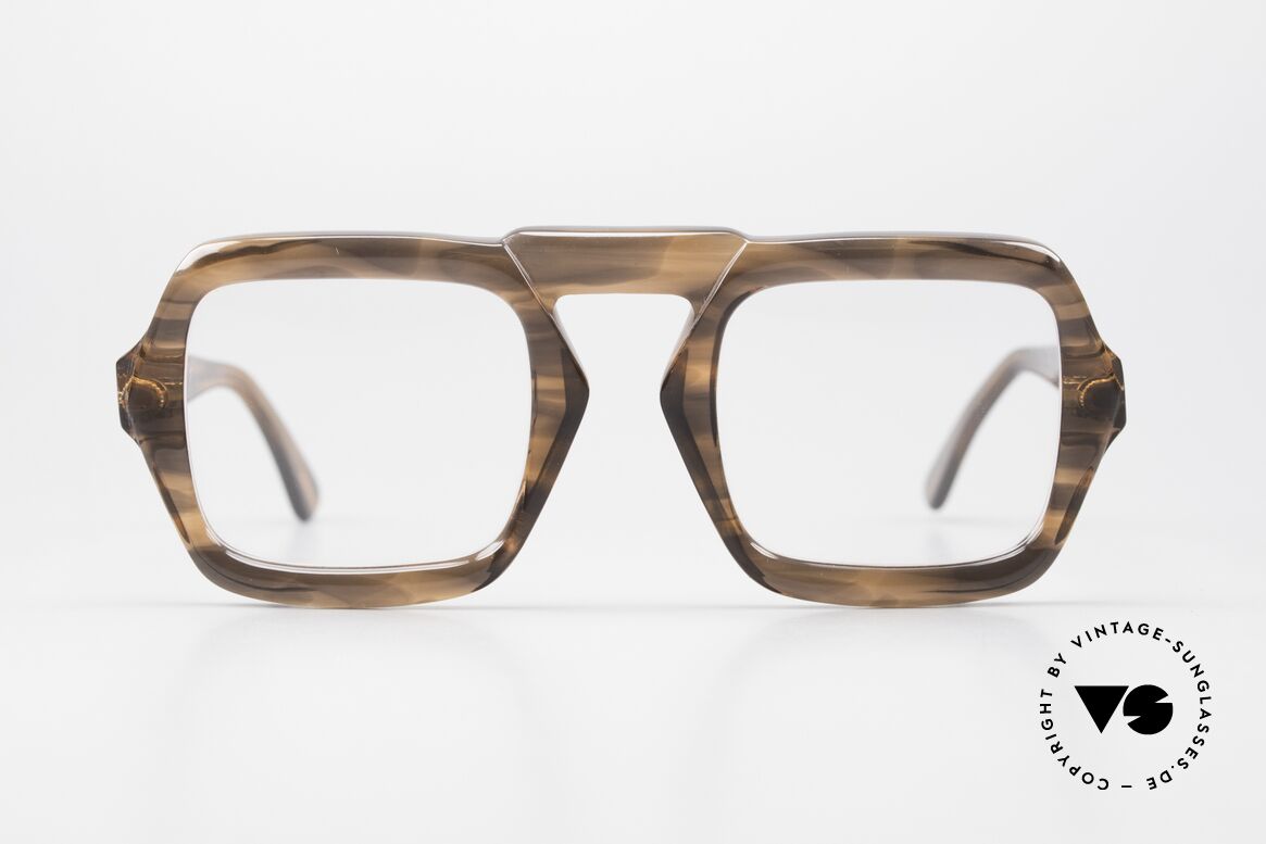 Metzler 7002 Marwitz Alte Original Brille, orig. MARWITZ Brillenfassung aus den 70ern/80ern, Passend für Herren