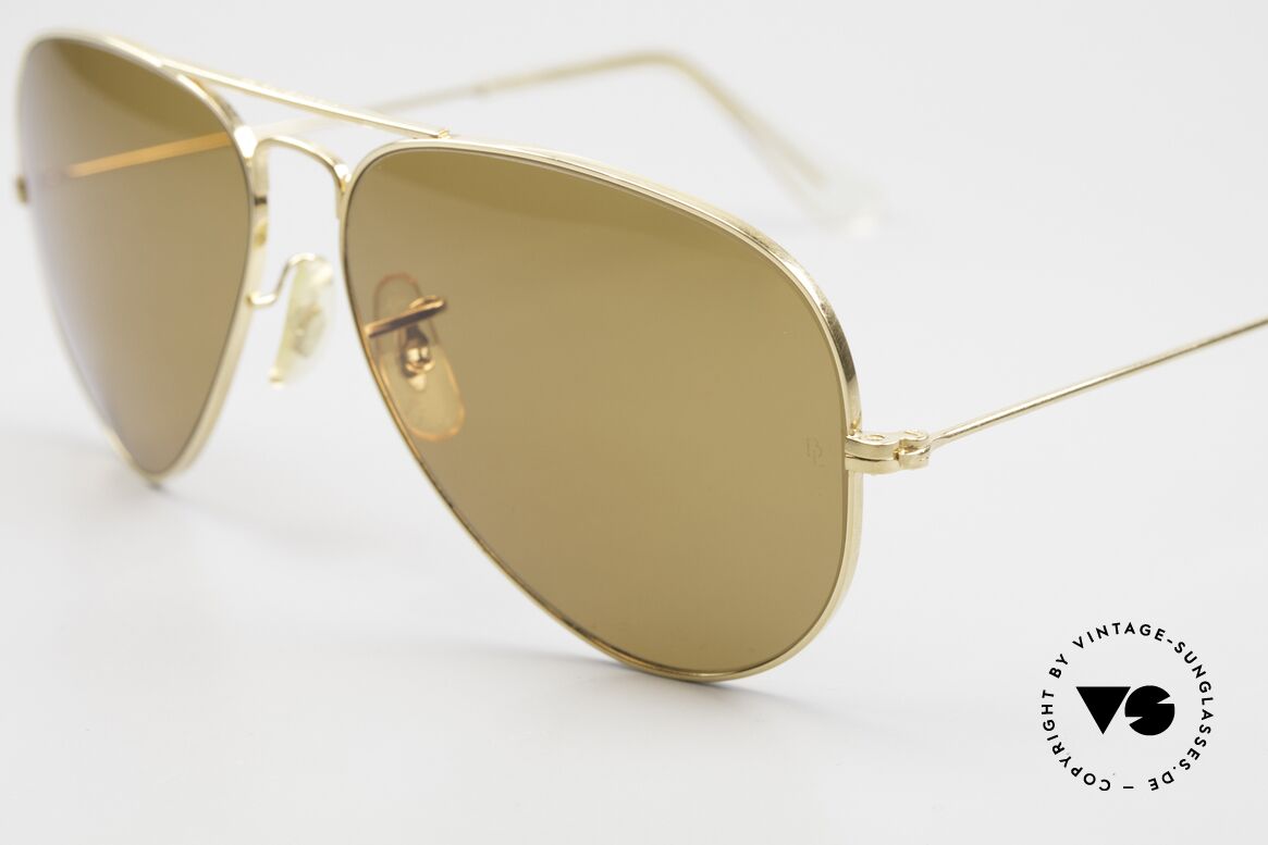 Ray Ban Large Metal Driving Chromax Sonnenbrille, die B&L Chromax Gläser verstärken Farbkontraste, Passend für Herren und Damen