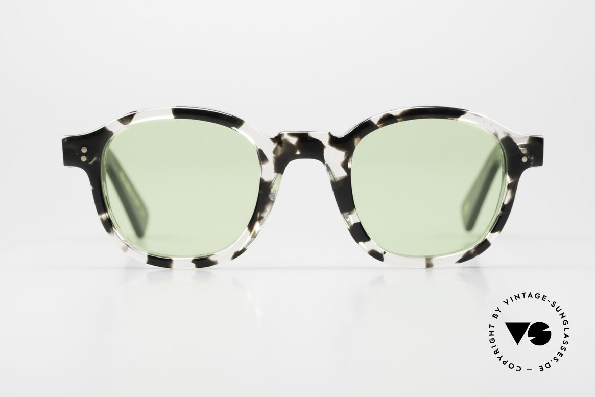 Lesca Brut Panto 8mm Sonnenbrille Limited Edition, neue LESCA Sonnenbrille aus altem vintage Acetat, Passend für Herren und Damen