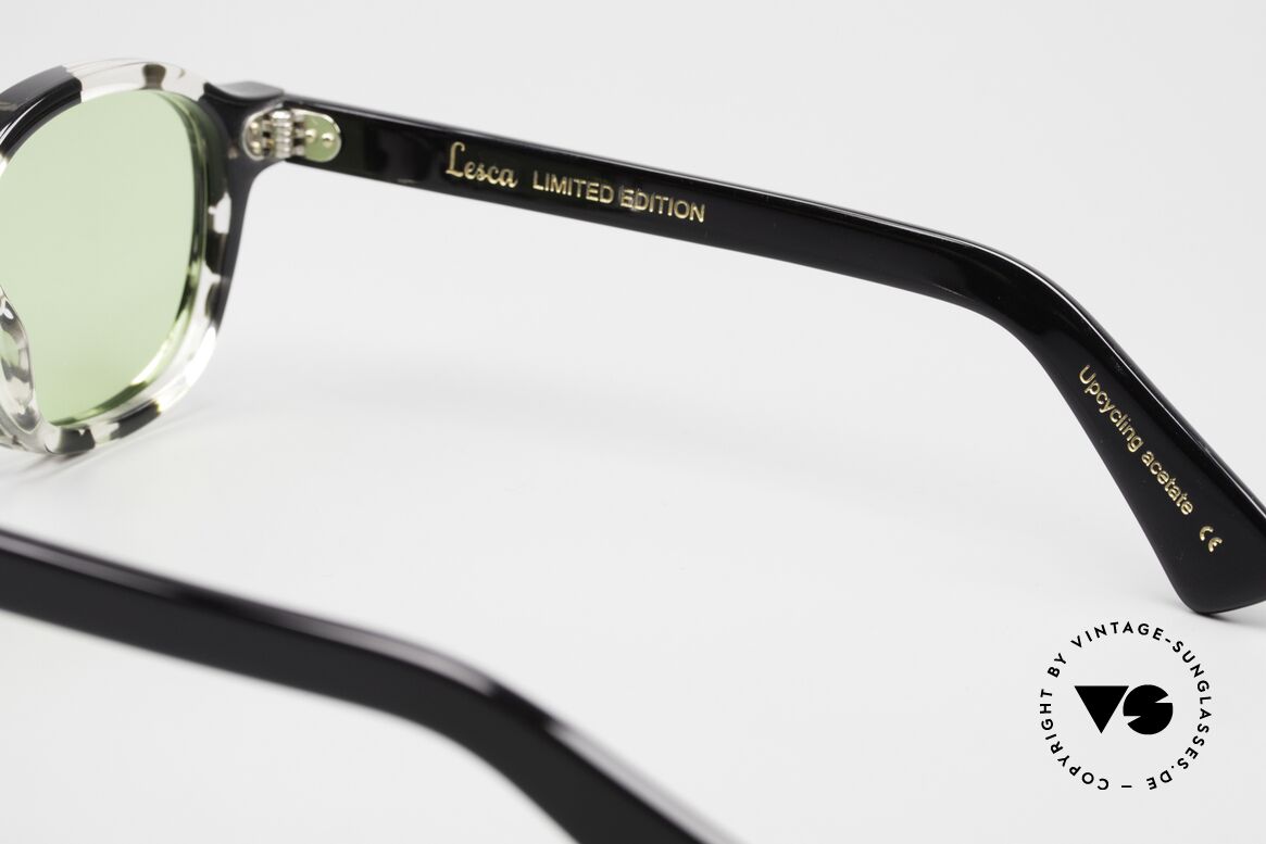 Lesca Brut Panto 8mm Sonnenbrille Limited Edition, ungetragenes Kultmodell mit Mineral-Sonnengläsern, Passend für Herren und Damen