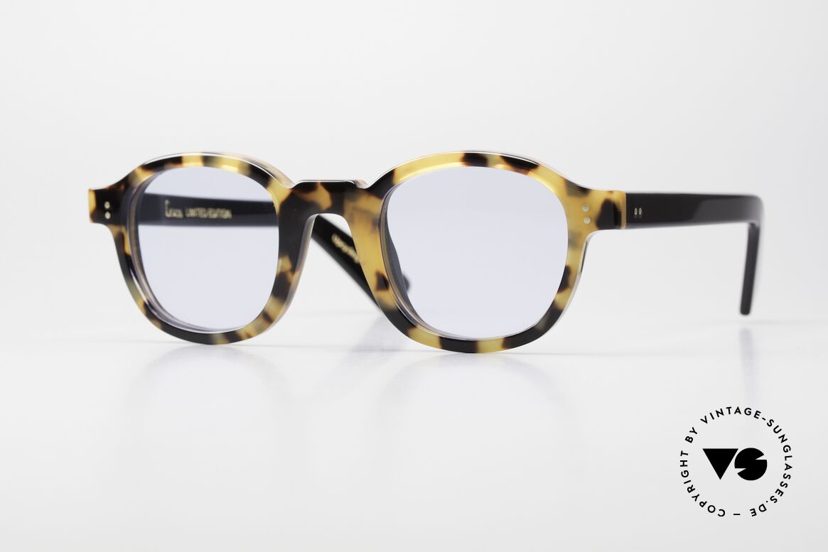 Lesca Brut Panto 8mm Sonnenbrille Limited Acetat, Lesca Brut PANTO 8mm col. 17, LIMITED EDITION, Passend für Herren und Damen