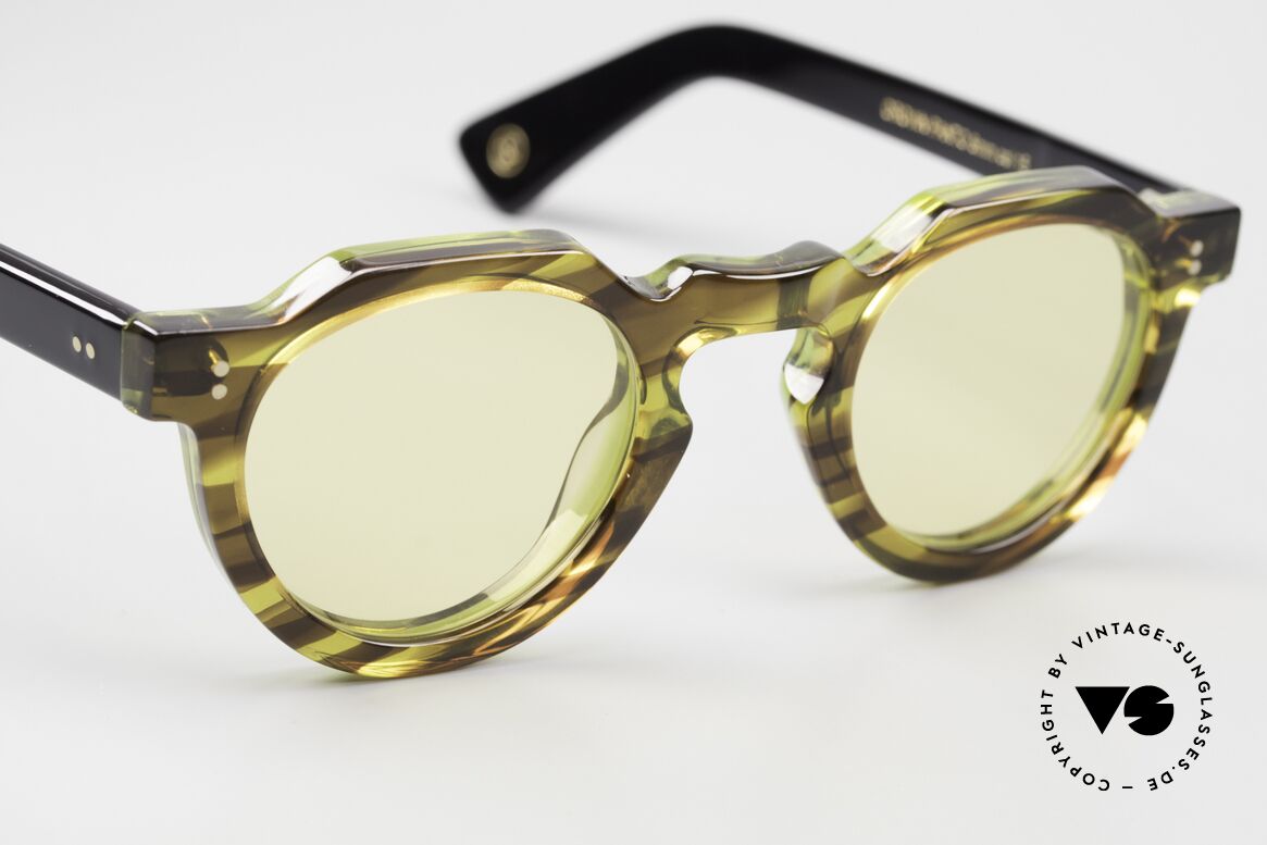 Lesca Crown Panto 8mm Sonnenbrille Upcycling, gleiche Materialien, Größen, Formen und Qualitäten, Passend für Herren und Damen