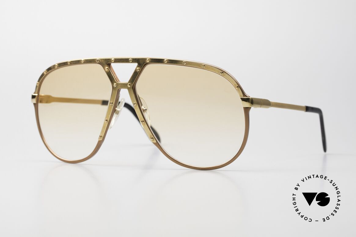 Alpina M1 Rare 80s Vintage Brille Orange, ultra seltene ALPINA M1 Sonnenbrille von 1986, Passend für Herren