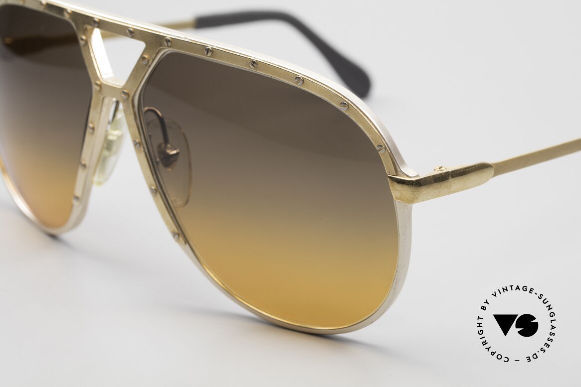 Alpina M1 80er Kult Sonnenbrille Large, professionell aufgearbeitet; neue Sonnengläser!, Passend für Herren