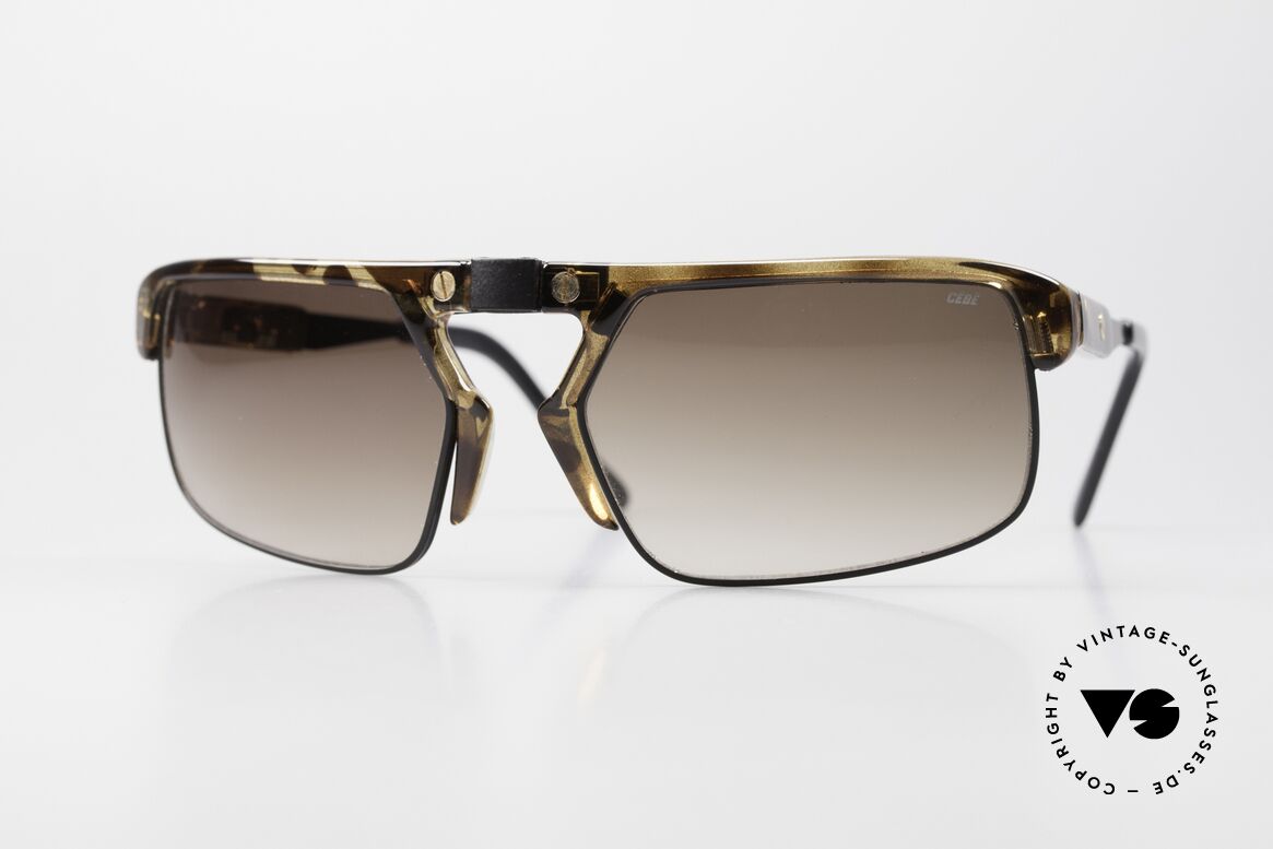 Cebe 555 Yuji Aoki Sportbrille und Sammlerbrille, seltene, alte vintage CEBE Yuji Aoki Sonnenbrille, Passend für Herren
